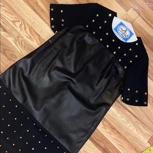 ❤️SALE❤️ Michael Kors Like New Black Leather Dress